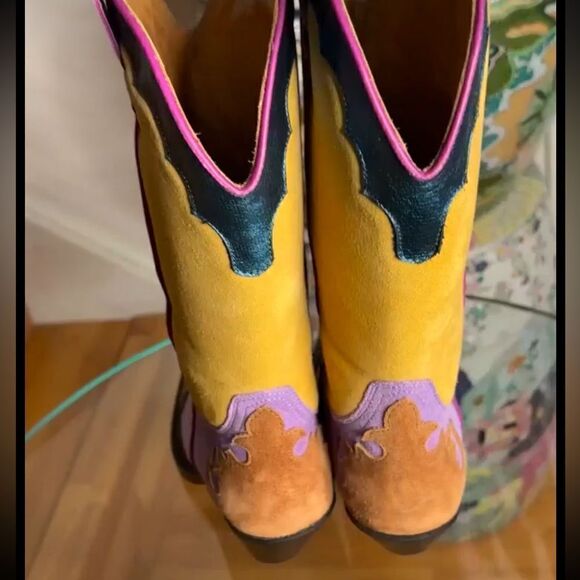 Free People Toral - Firecracker Western Cowboy Boots - Picture 7 of 8